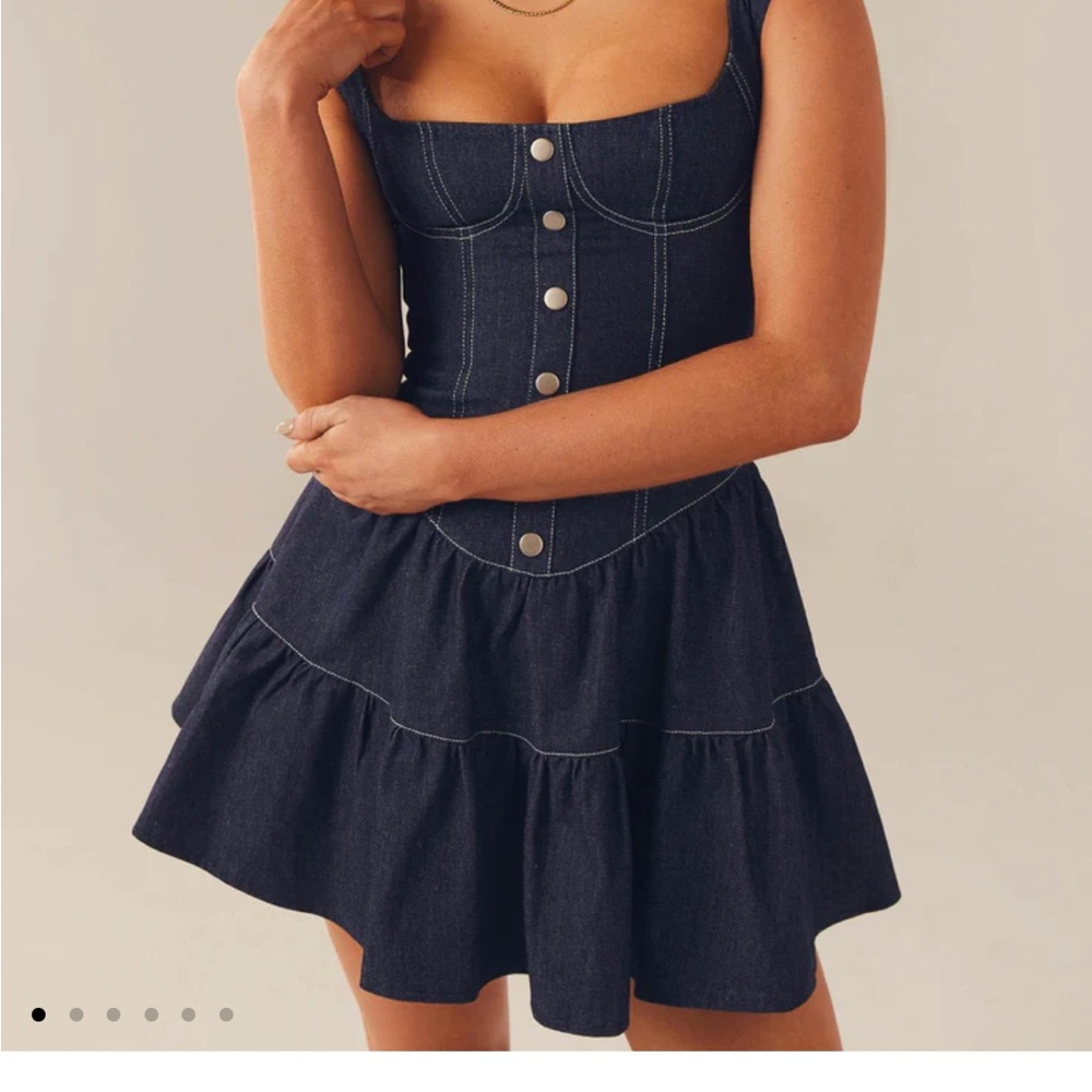 PEPPERMAYO DENIM DRESS NWT